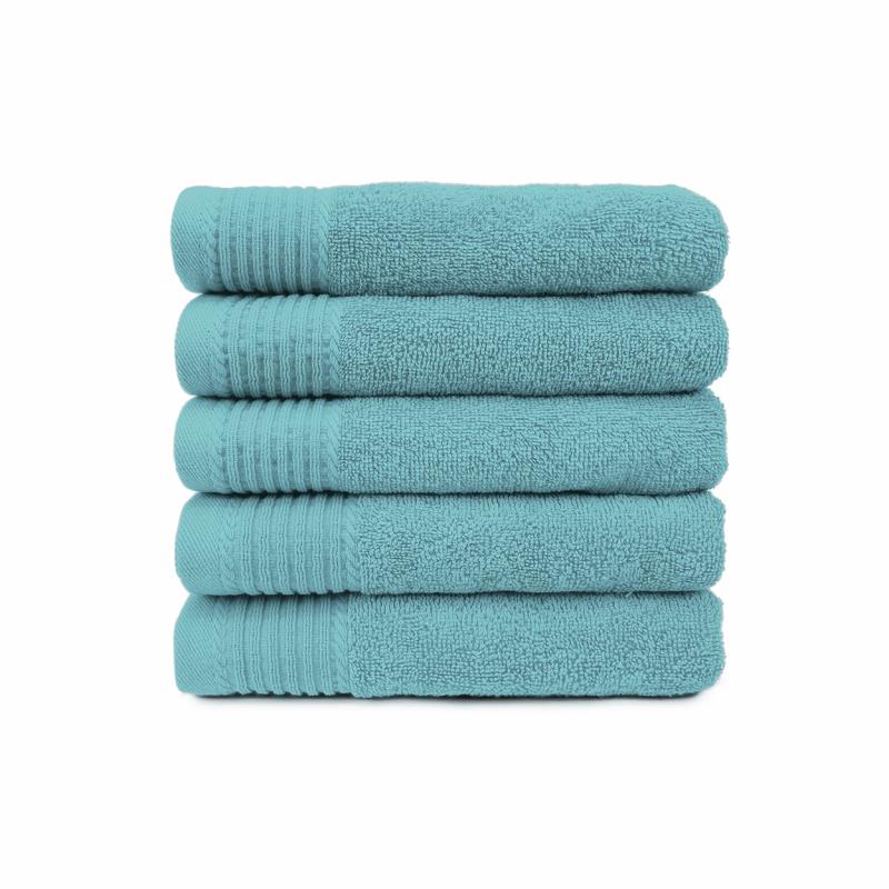 The One Badhanddoek 450 gram 70x140 cm Petrol (5 stuks)